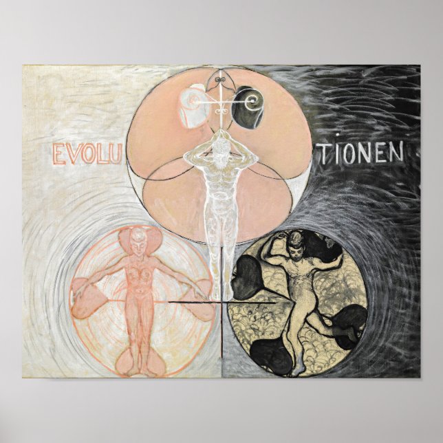 Evolution Nr. 2 | Hilma af Klint |  Poster (Framsidan)