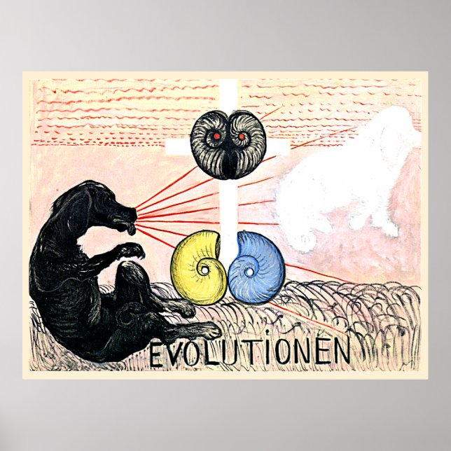 Evolution nr 5, grupp VI,  Poster (Framsidan)