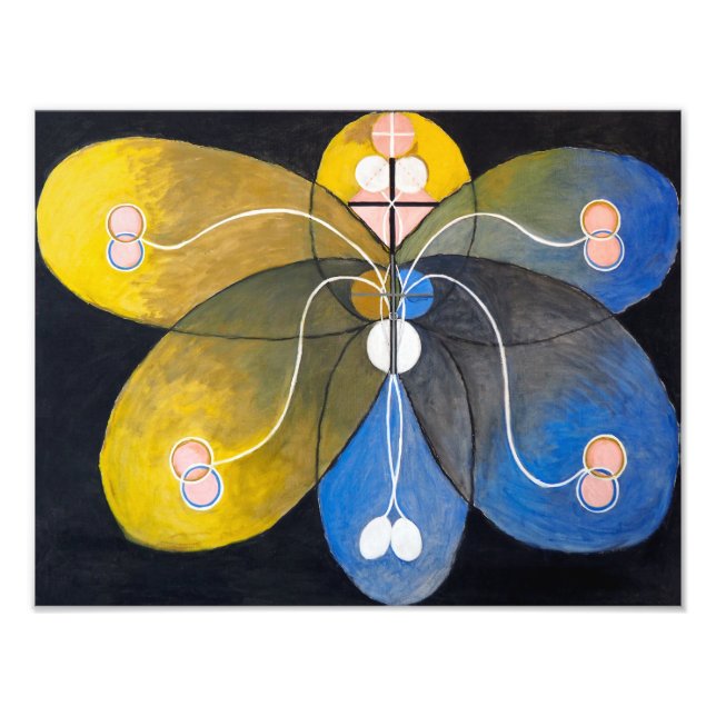 Evolution nr 9 | Hilma af Klint | Fototryck (Framsidan)