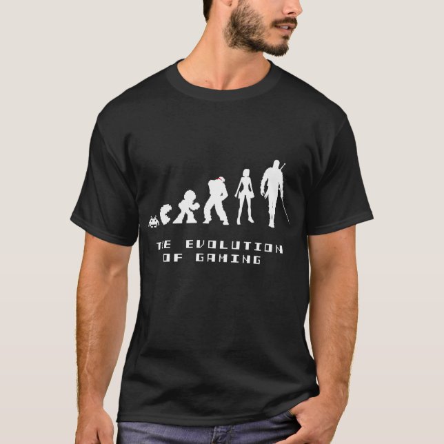 Evolution of Gaming T-shirt (Framsida)