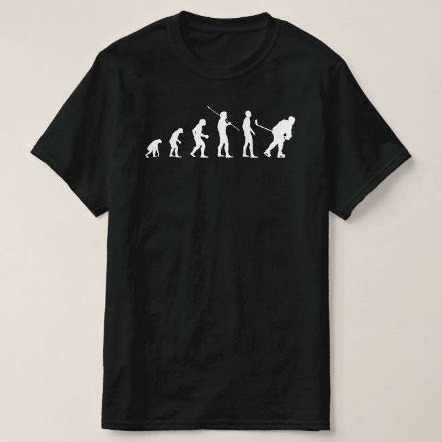 Evolution of Ice Hockey Player Sports Meme Wv T Shirt (Design framsida)