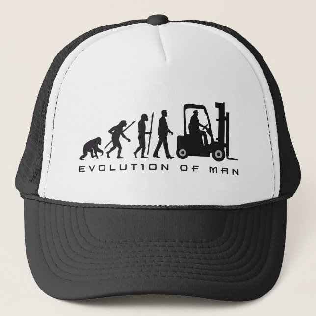 evolution of man forklift driver keps (Framsida)
