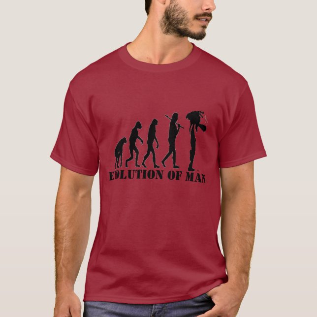 EVOLUTION OF MAN TEE SHIRT (Framsida)