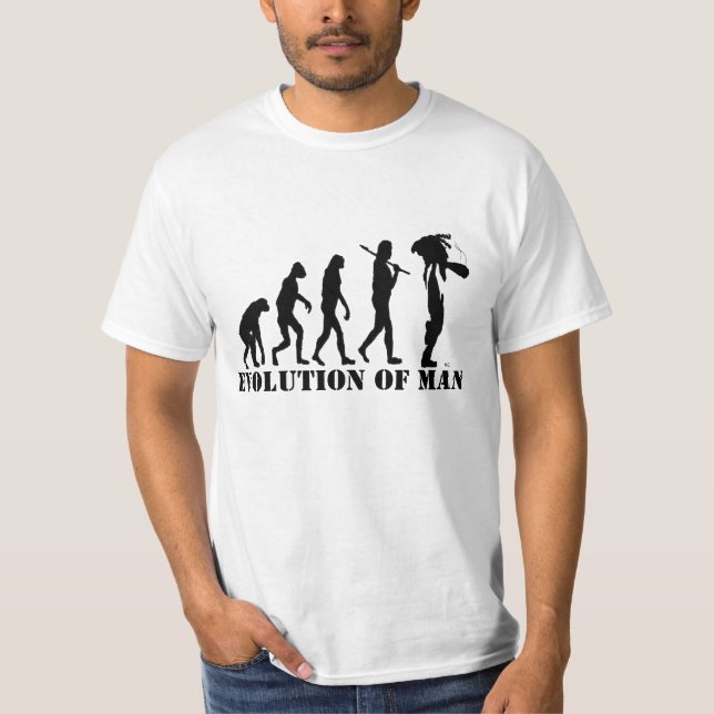 EVOLUTION OF MAN TRÖJA (Framsida)