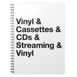 Evolution of Music Notebook Anteckningsbok