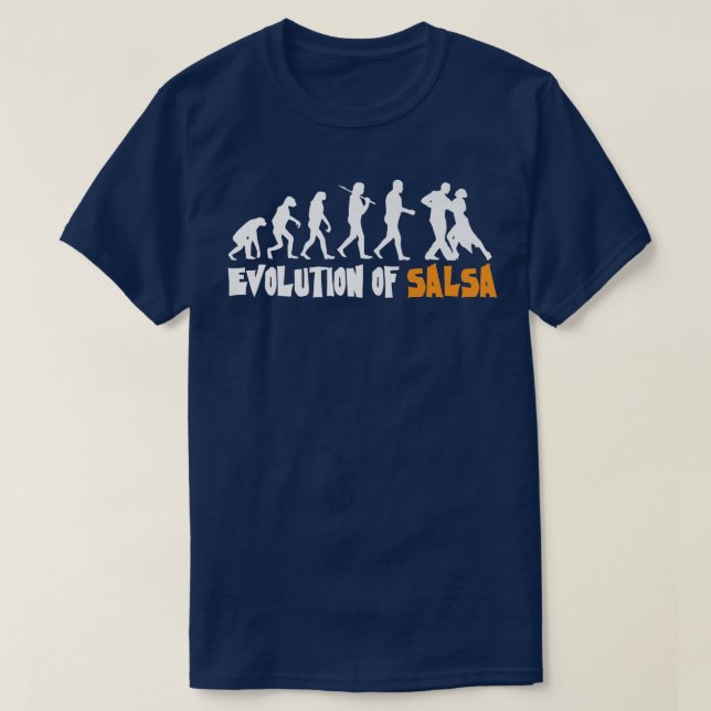 Evolution Of Salsa, Salsa Dancing, Latin Music647 T Shirt (Design framsida)