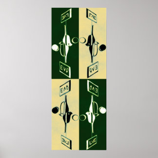 Evolution of Yin and Yang Poster