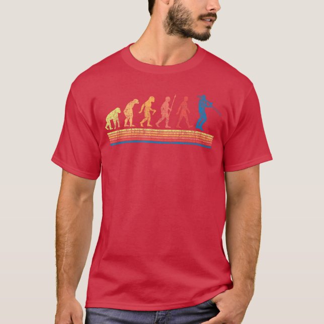 Evolution ofrombonspelarerombonist Musik vän v T Shirt (Framsida)