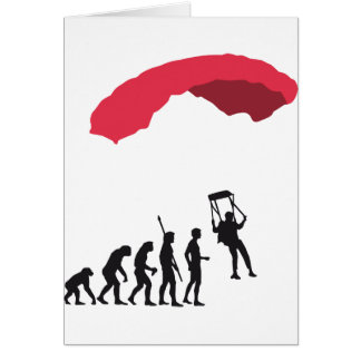evolution Parachute Hälsningskort