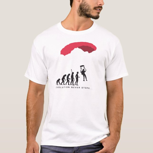 evolution Parachute T-shirt (Framsida)