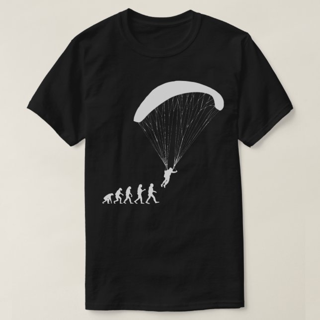 Evolution Paragliding Paraglider Pilot Funny T Shirt (Design framsida)
