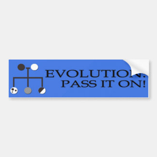 Evolution: Passera på den! Bildekal
