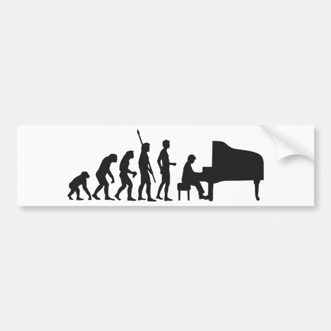 evolution piano bildekal (Framsidan)
