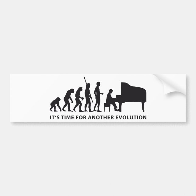 evolution piano bildekal (Framsidan)