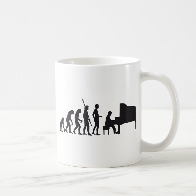 evolution piano kaffemugg (Höger)