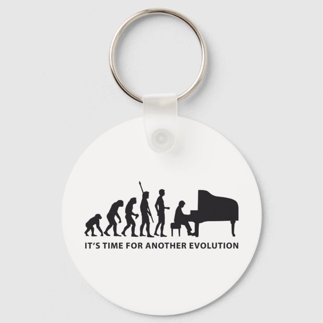 evolution piano nyckelring (Framsida)