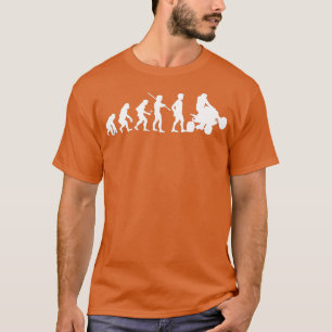 Evolution Quad Bike ATV Funny Quad Bike Riding T Shirt