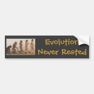 Evolution Rastade Aldrig Bildekal