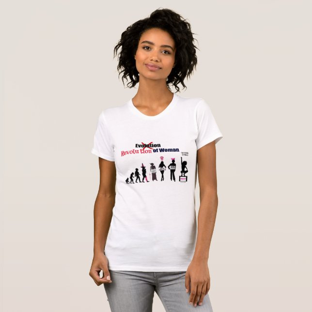 Evolution-/revolutiontshirt T-shirt (Hel framsida)