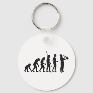 Evolution saxophon nyckelring