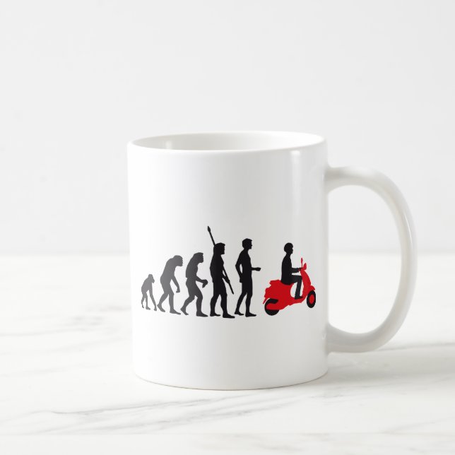 evolution scooter kaffemugg (Höger)