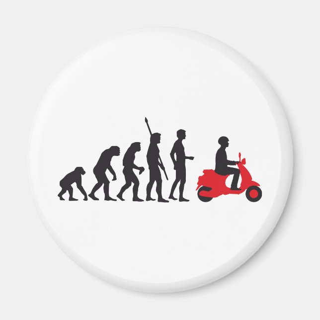 evolution scooter magnet (Framsidan)