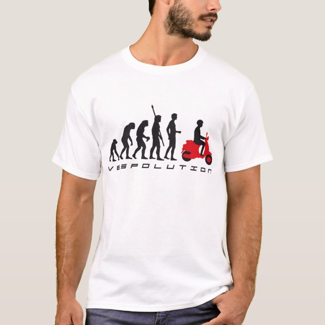 evolution scooter t-shirt (Framsida)