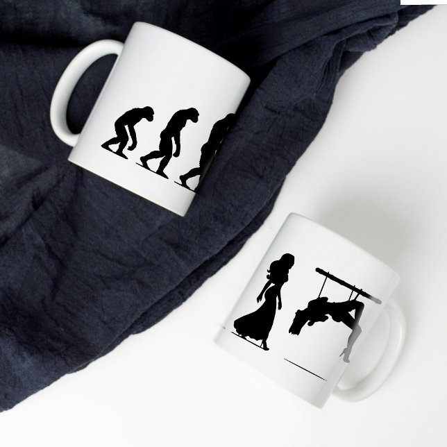 Evolution shibari kaffemugg (Evolution of shibari mug)