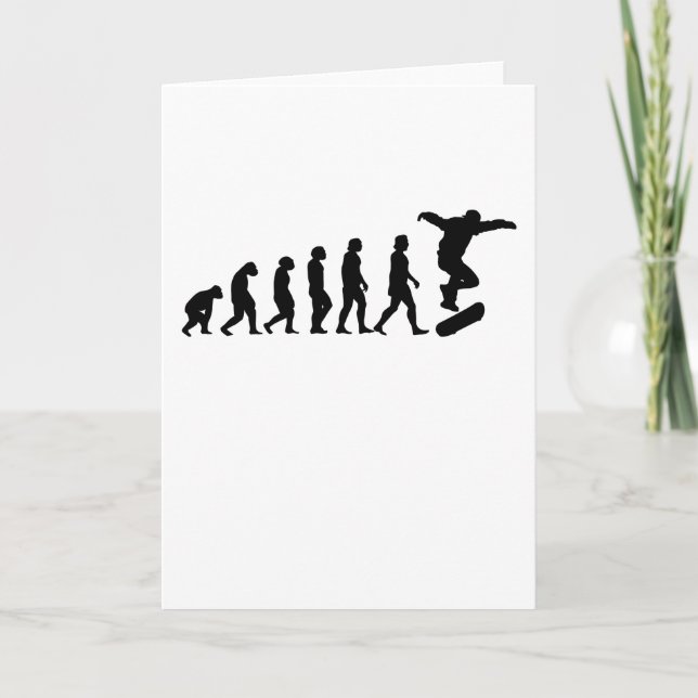 Evolution skateboard skateboard Present Kort (Framsida)