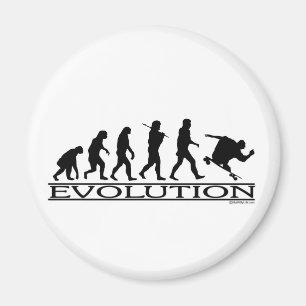 Evolution - Skateboarding - manlig Magnet
