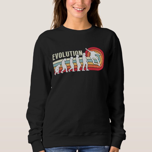 Evolution Skateboarding Skate Retro Streetwear  3 T Shirt (Framsida)