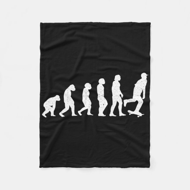 Evolution Skateboarding Skater Skateboard Skates B Fleecefilt (Framsidan)