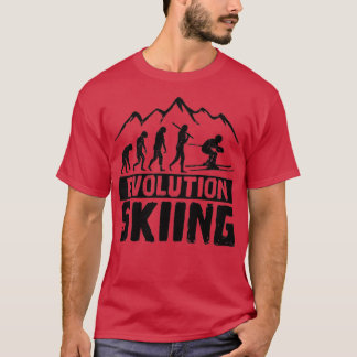Evolution skiing t shirt