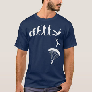 Evolution Skydiver Parachuting Essential Classic T Shirt