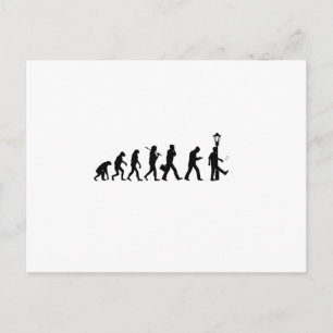 Evolution Smartphone - Lustigt motiv Vykort