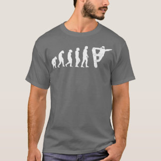 Evolution Snowboarder Snowboard Snowboarding T Shirt