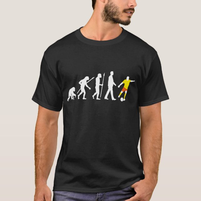 evolution soccer player tee (Framsida)