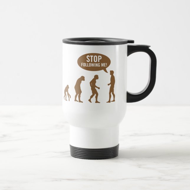 evolution - stoppa efter mig! resemugg (Höger)
