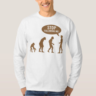 evolution - stoppa efter mig! tee shirt