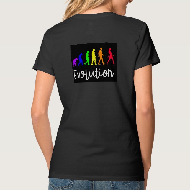 Evolution T Shirt (Baksida)