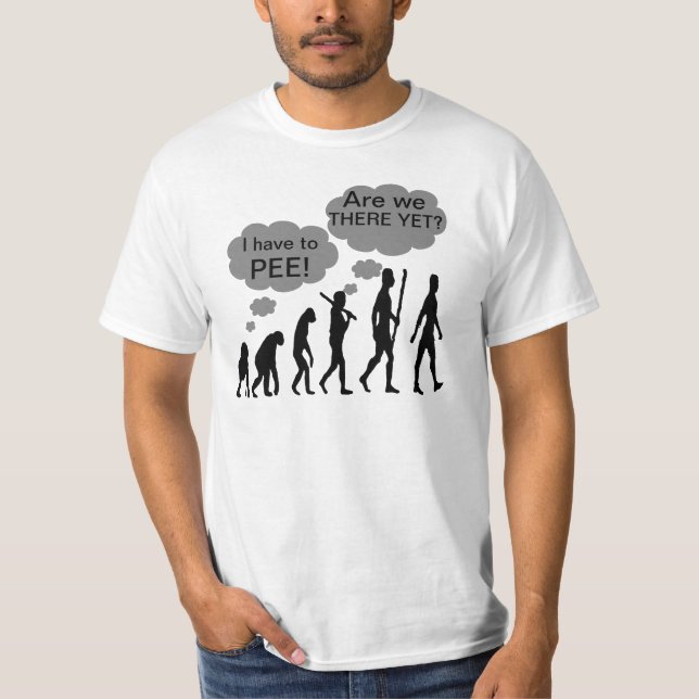 Evolution. T-shirt (Framsida)