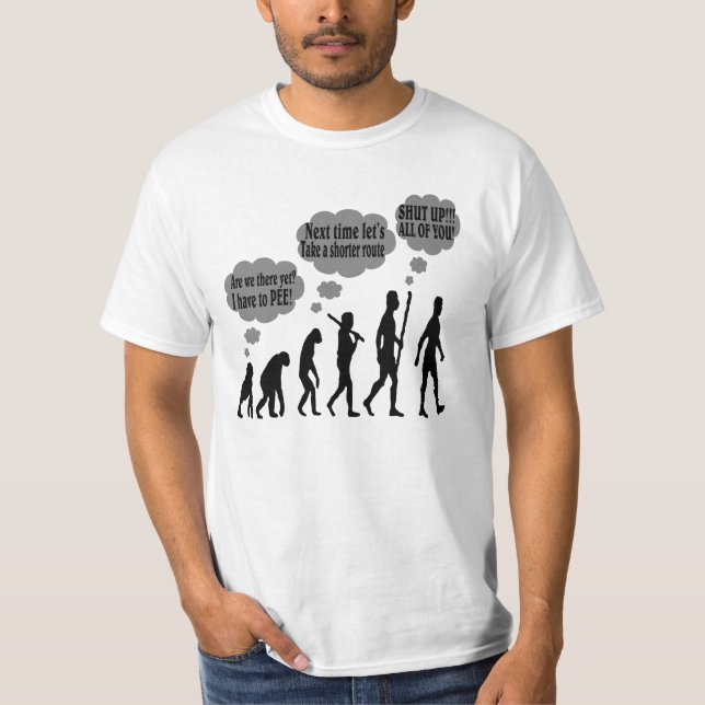 Evolution. Tee Shirt (Framsida)