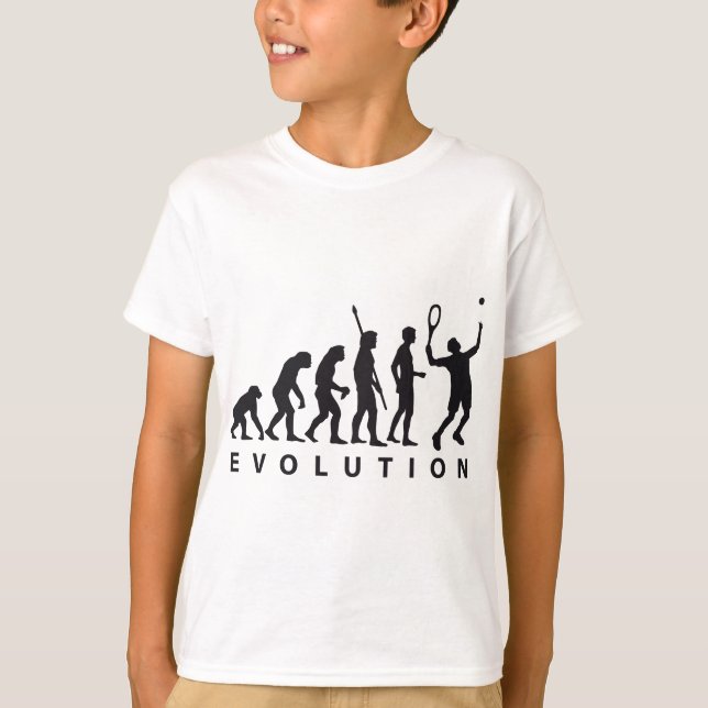 evolution tennis t-shirt (Framsida)