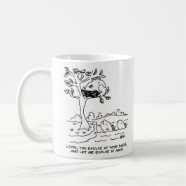 Evolution-teori. Fisk i ett bo Kaffemugg