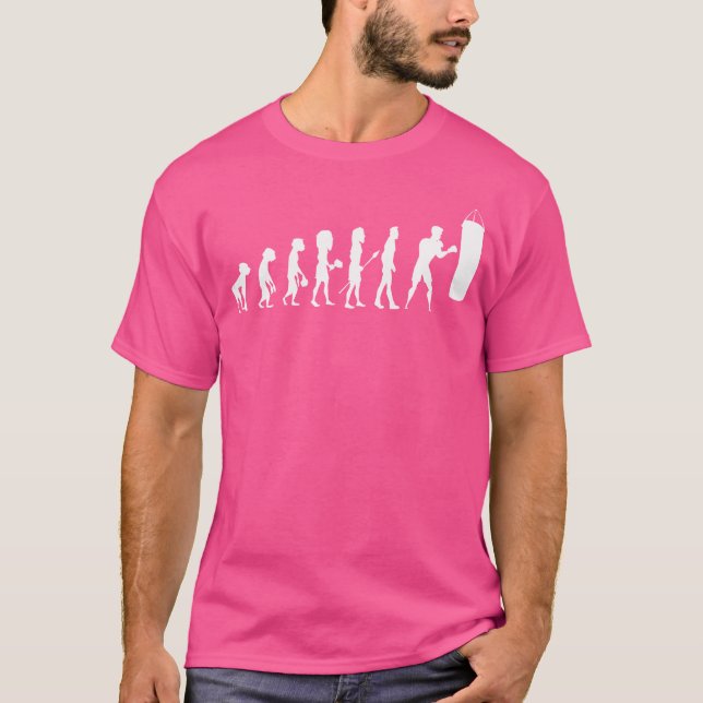 Evolution Thai Boxing-handskar Boxer Fighter K T Shirt (Framsida)