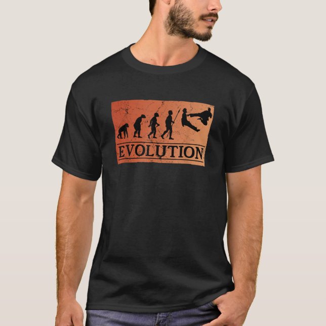 Evolution till Fly Kick T Shirt (Framsida)
