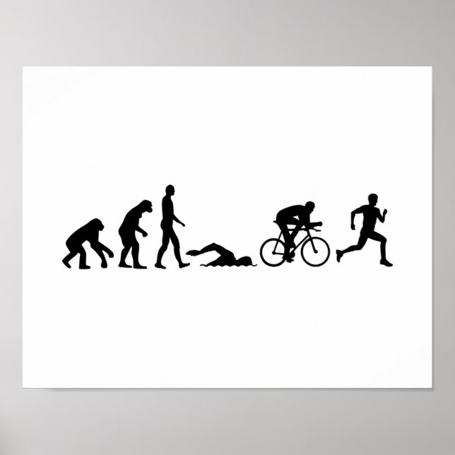 Evolution triathlon poster (Framsidan)