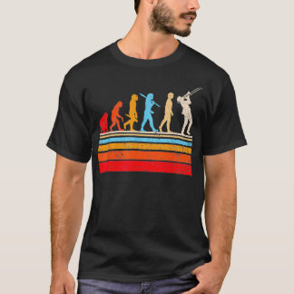 Evolution Trombonist Trombone Player Jazz Marching T Shirt