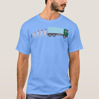Evolution Trucker Truck Driver Funny Gift Idea 4 T Shirt