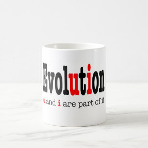 Evolution: u och I är delen det Kaffemugg
